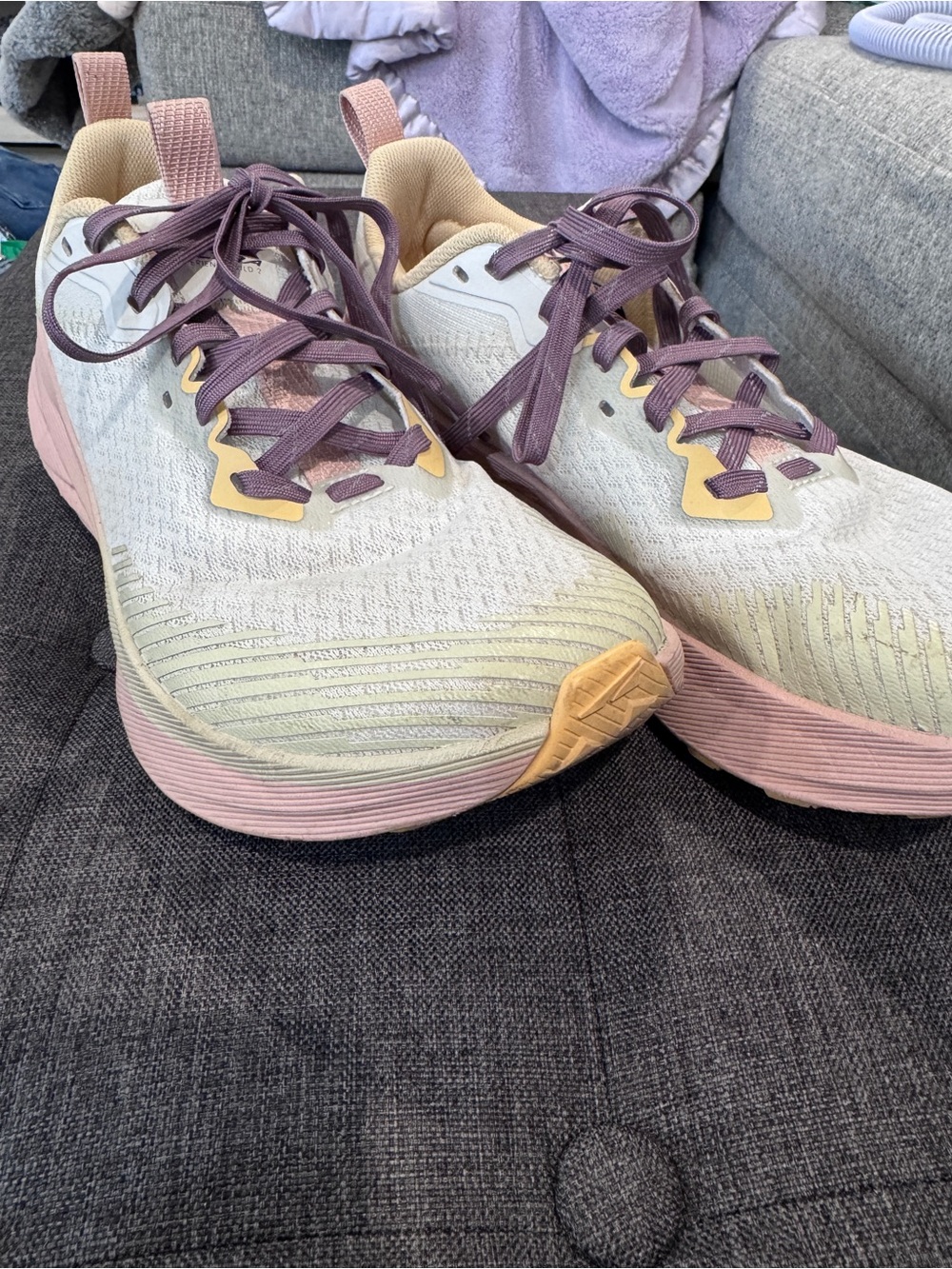 Altra Women's Athletic Shoes in Lavender, Light Pink and Cream